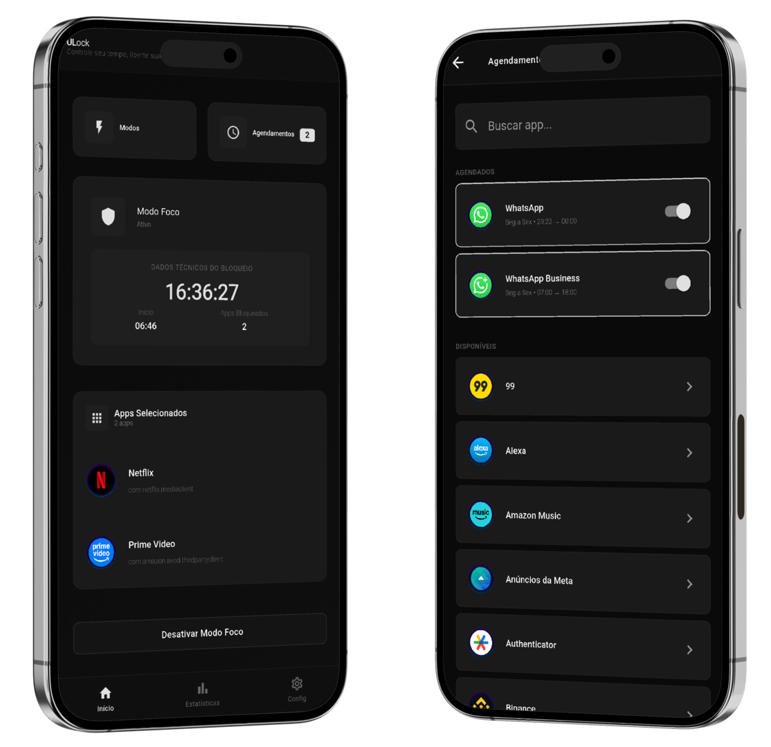 ULock App no celular